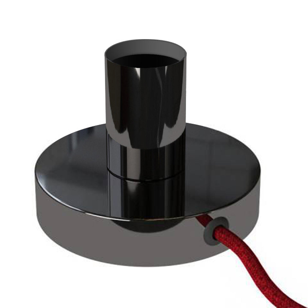 Posaluce - Lampada da tavolo in metallo - Nero perla