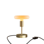 Lampada da tavolo Alzaluce Dash in metallo - Bronzo satinato Interruttore