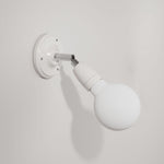 Fermaluce 90° Color, il punto luce orientabile in porcellana da parete o soffitto - Bianco