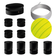 Sistema Filé Symmetric Kit - con cavo CF10 di 5 m per catenaria e 9 componenti in legno verniciato nero per interni