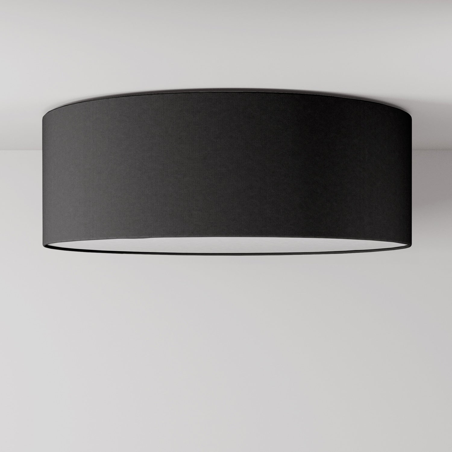 Plafoniera in tessuto Large Teletta antracite - Made in Italy