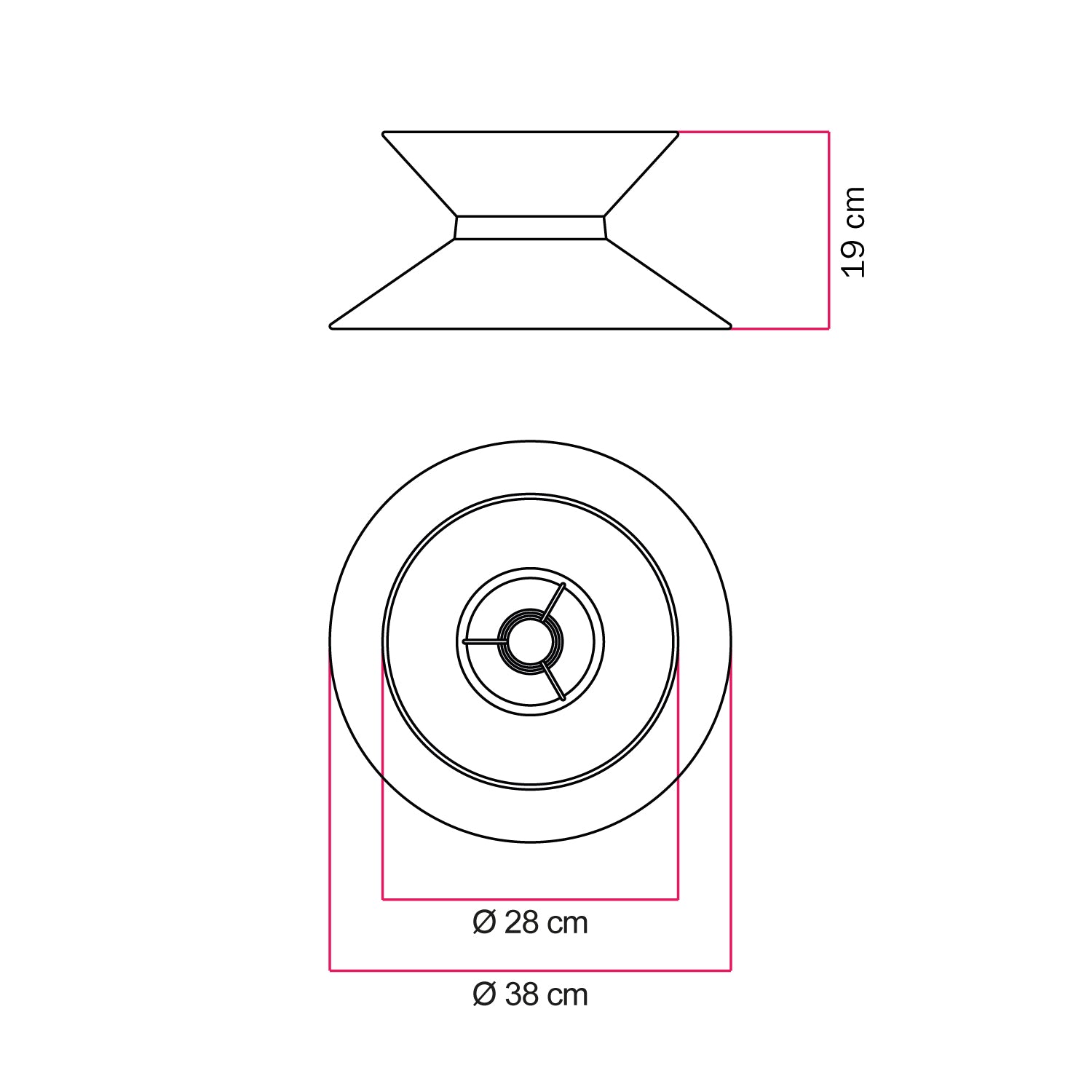 Paralume in tessuto Clessidra Arenal oro - Made in Italy Arenal sabbia