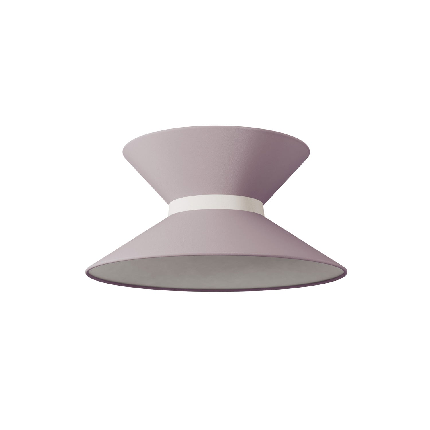 Paralume in tessuto Clessidra Teletta lilla - Made in Italy Arenal sabbia