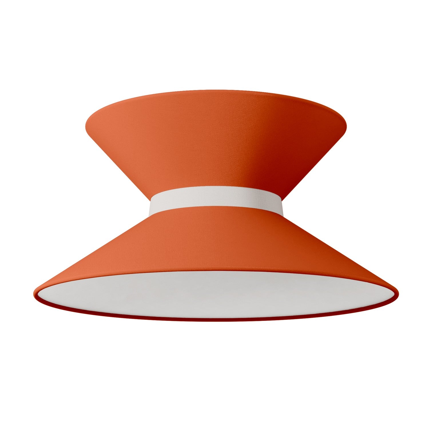 Paralume in tessuto Clessidra Cinette aragosta - Made in Italy