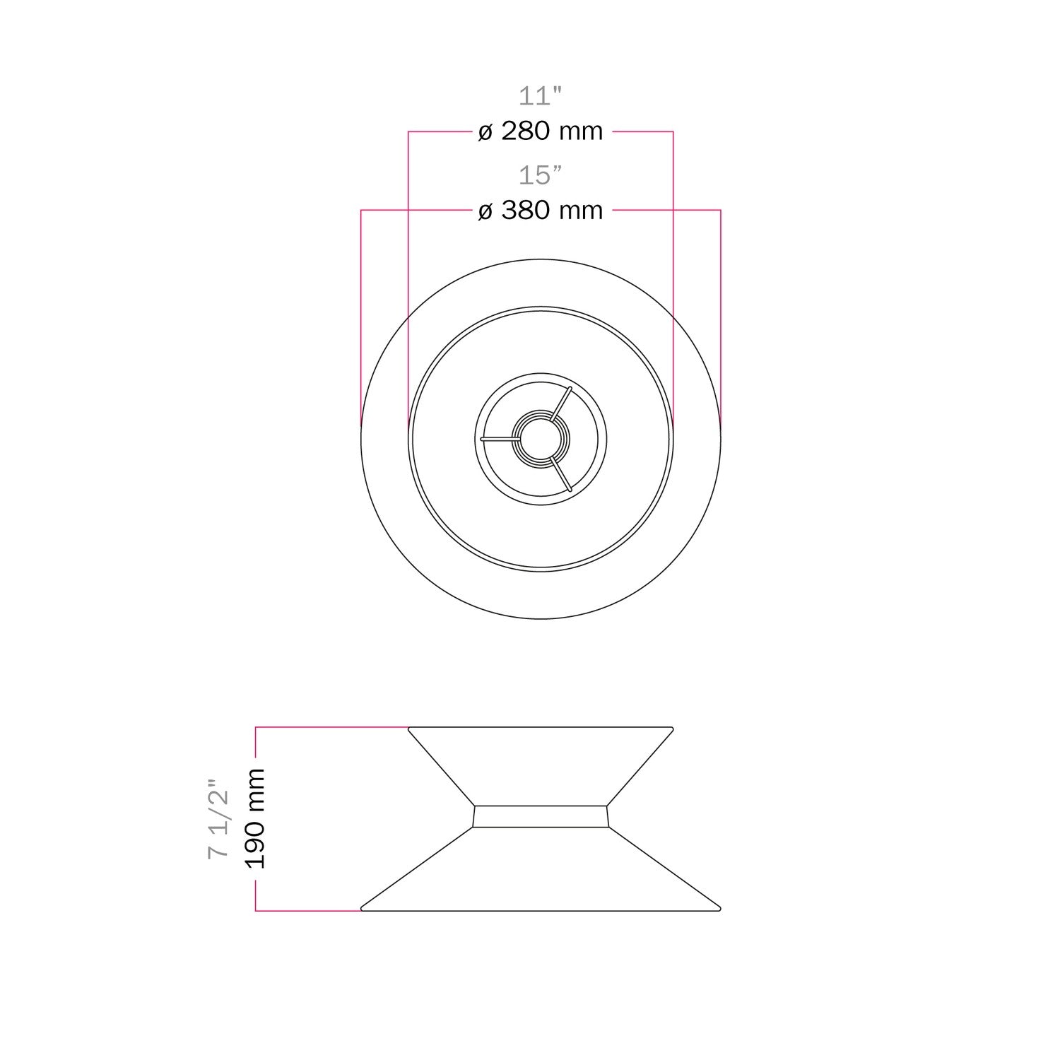 Paralume in tessuto Clessidra per lampada a sospensione - Lana Sabbia Lana sabbia
