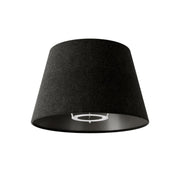 Paralume Impero S con attacco E27 per lampada da tavolo o applique - Made in Italy - Lana Grigio Scuro