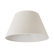 Paralume Impero L per lampada da tavolo o applique con attacco E27 - Made in Italy - Juta Chiara