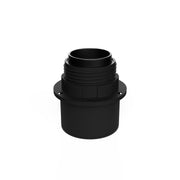 Portalampada E27 Nero per paralume da parete o soffitto - Waterproof IP44