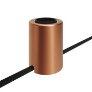 Portalampada E27 Spostaluce in metallo da parete o soffitto - Rame satinato