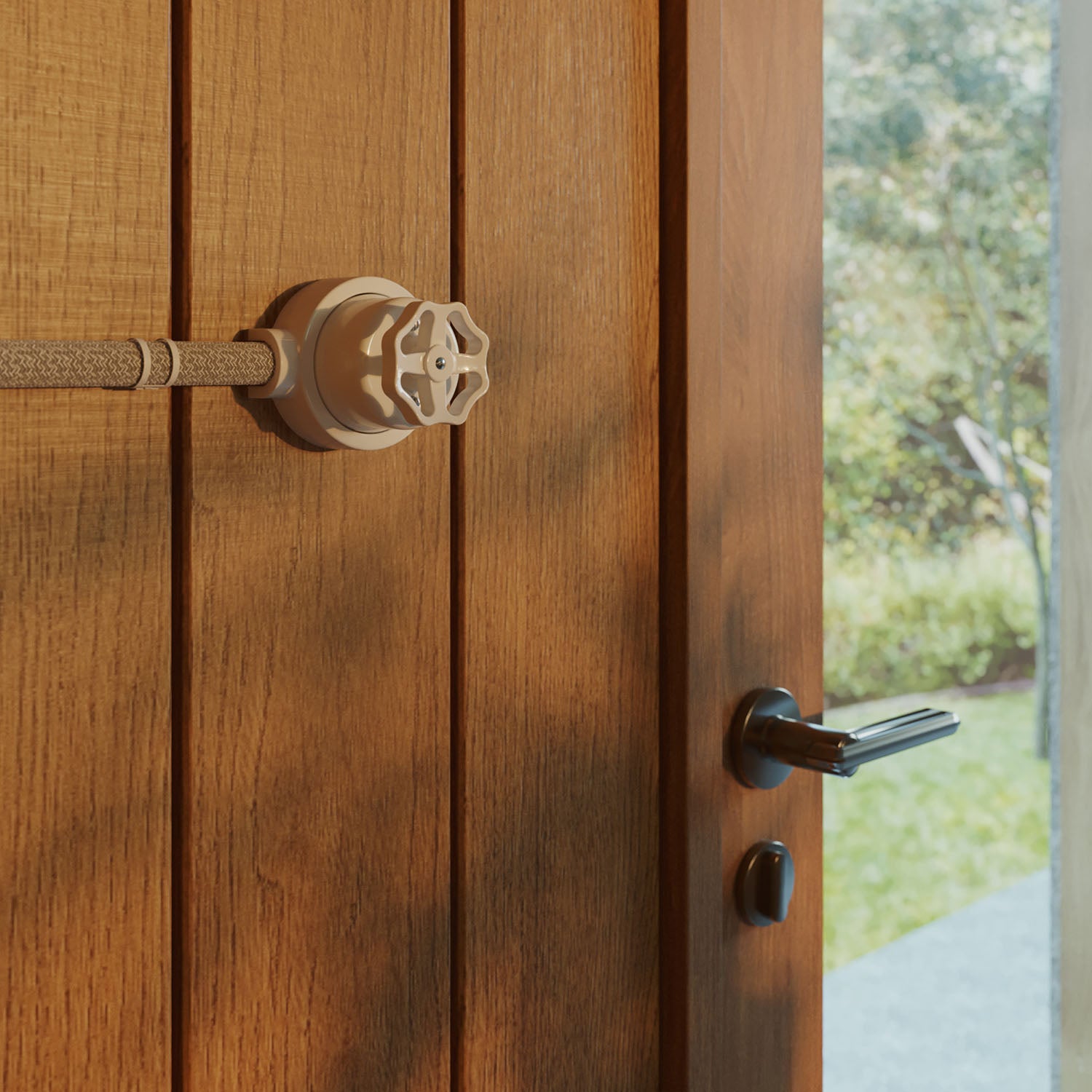 Kit interruttore/deviatore con manopola e base per Creative-Tubes in porcellana bianca Bianco 1