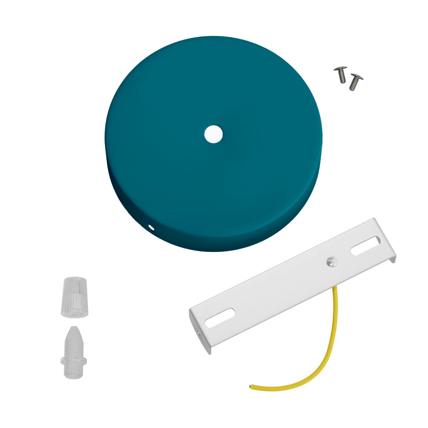 Kit rosone cilindrico in metallo - Petrolio