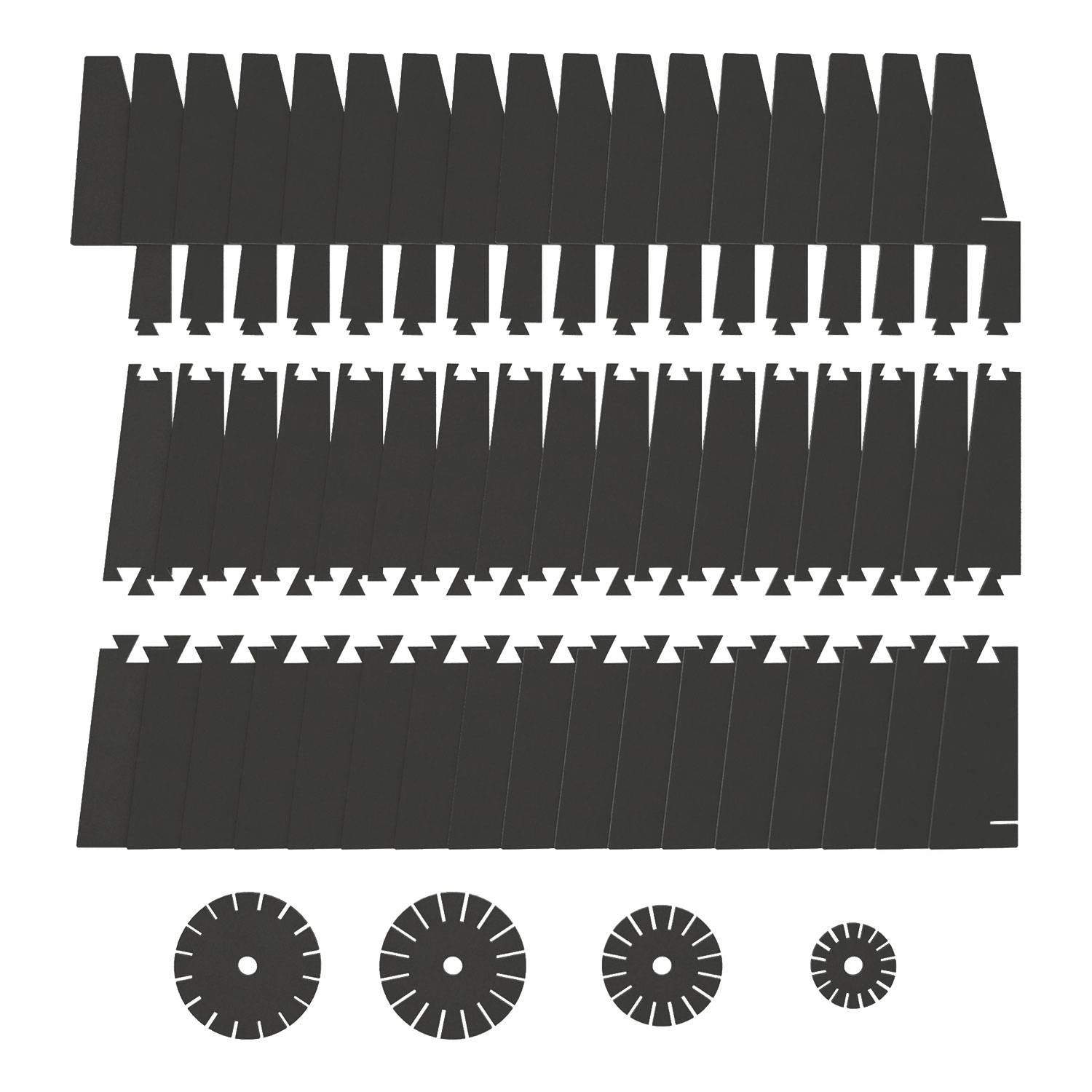 Struttura per lampada da terra SHHINE in materiale fonoassorbente - Nero melange