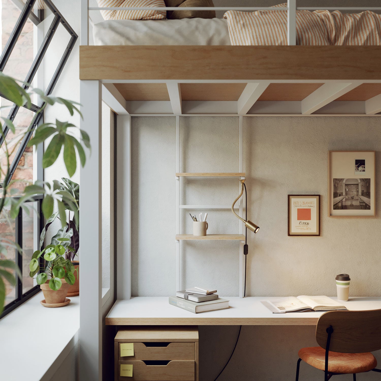 MAG-Y, kit supporto magnetico per lampada - Bronzo satinato