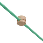 Passacavo in legno per cavo per catenaria e sistema Filé. Made in Italy - Neutro
