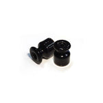 Isolatore in porcellana per impianto a parete 18 mm - Nero