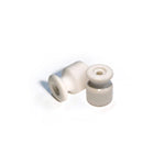 Isolatore in porcellana per impianto a parete 18 mm - Bianco