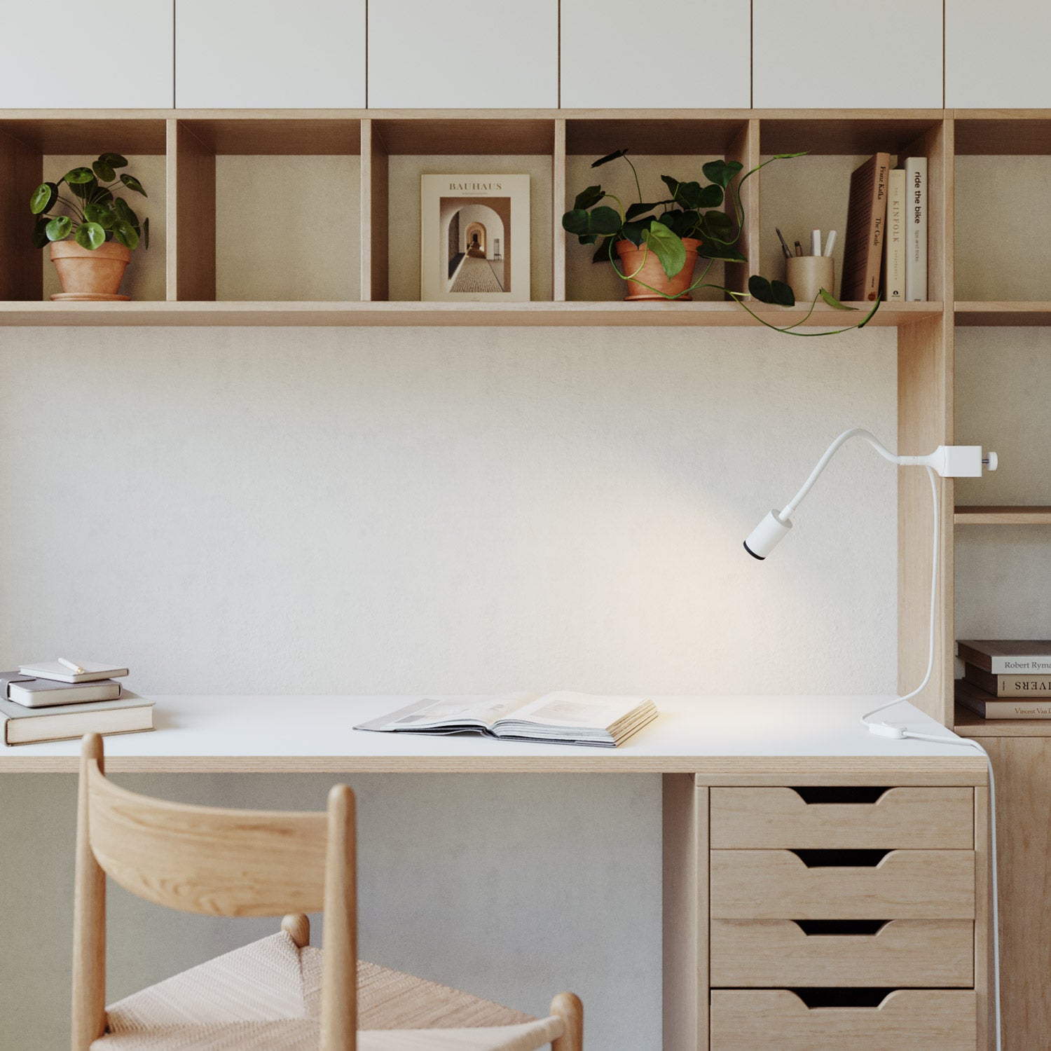 Morsetto da tavolo MAG-Y - Bianco opaco