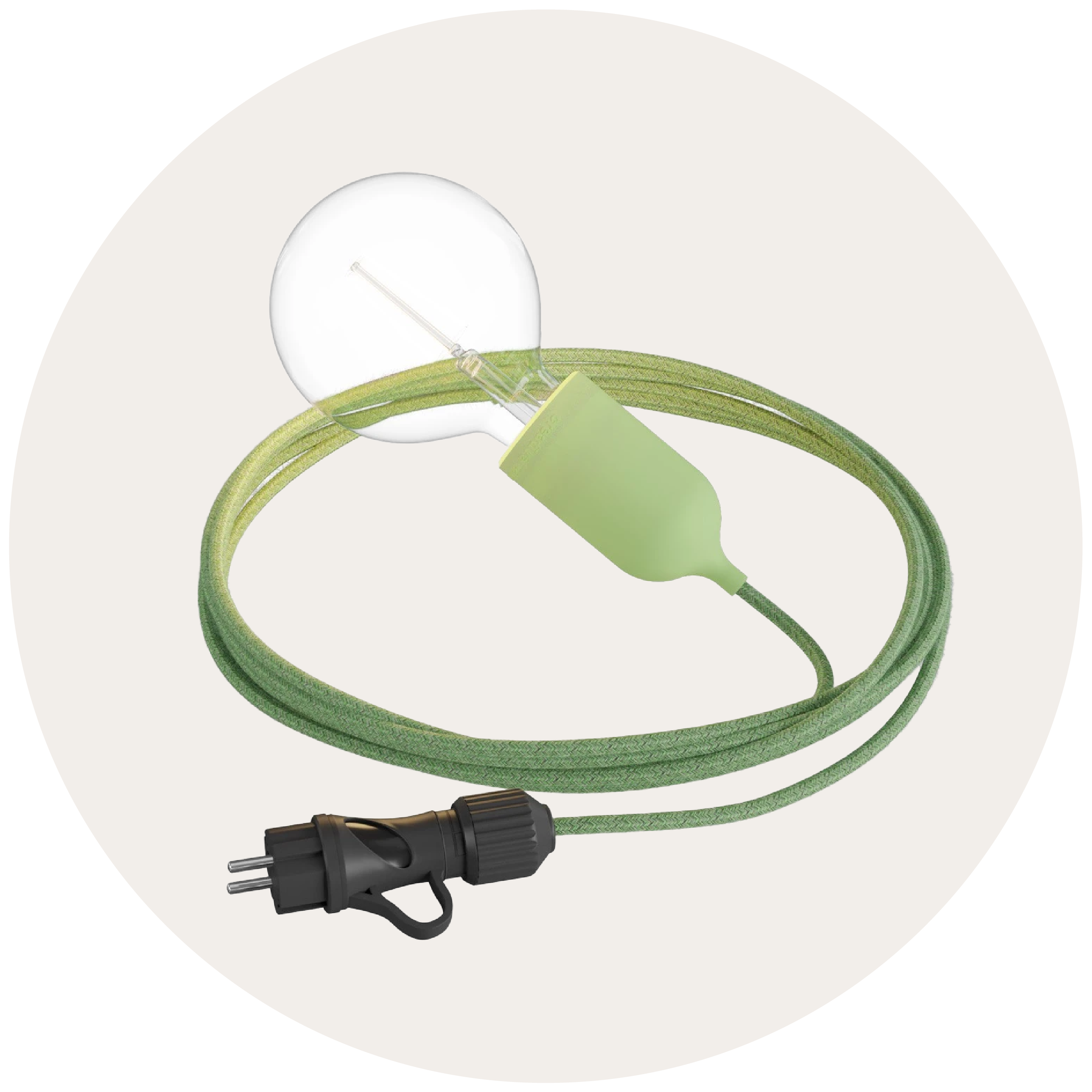 Lampade con spina da esterno