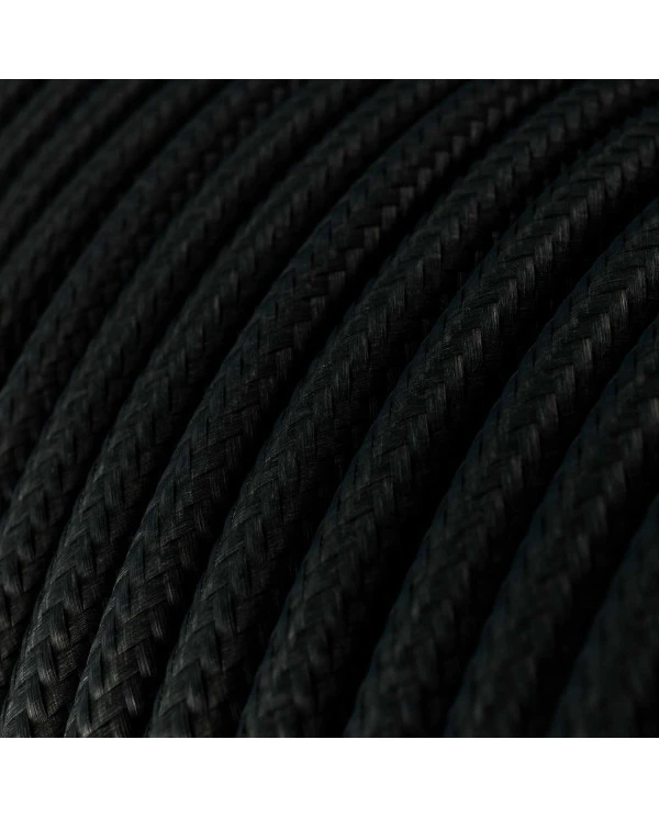 Lampada a sospensione da esterni con 1,5 m cavo tessile, rosone e portalampada in silicone IP65 waterproof - EIVA ELEGANT