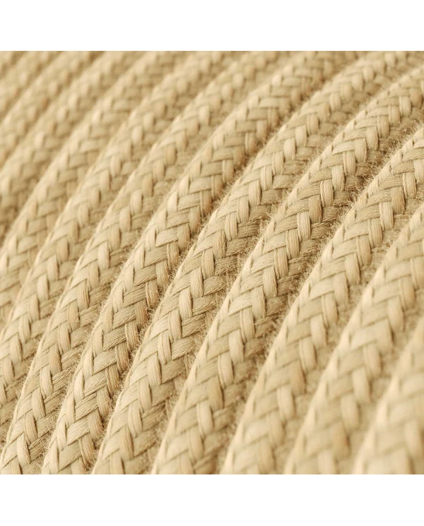 Lampada a sospensione da esterni con 1,5 m cavo tessile, rosone e portalampada in silicone IP65 waterproof - EIVA PASTEL
