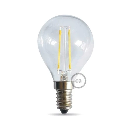 Lampadina LED Trasparente Globo 4,5W 440Lm E14 2700K