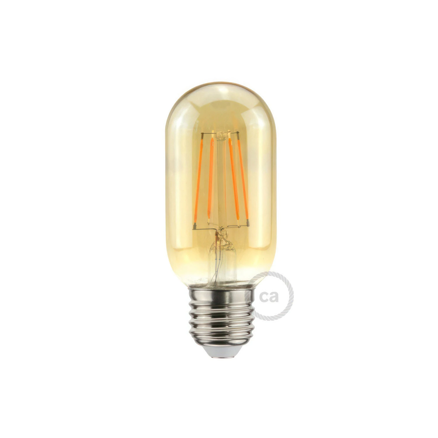 Lampadina LED Dorata Valvola T45 5W 360Lm E27 2000K Dimmerabile