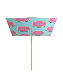Rosone pop XXL Rose-One quadrato, 400 mm con 1 foro e 4 fori laterali - PROMO