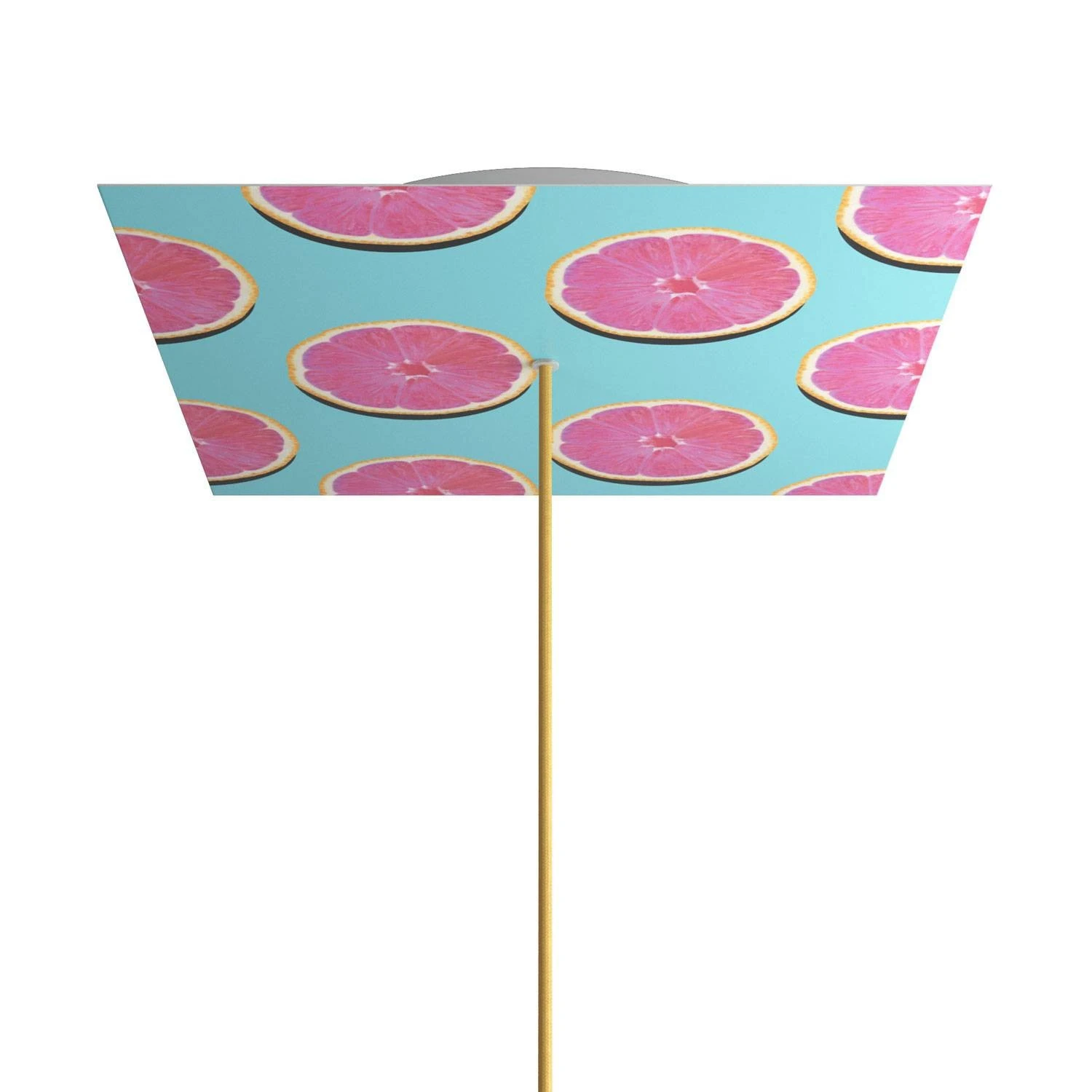 Rosone pop XXL Rose-One quadrato, 400 mm con 1 foro e 4 fori laterali - PROMO