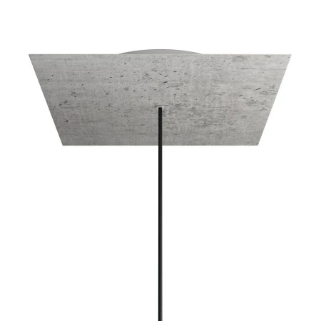 Rosone XXL quadrato, 40 cm, 1 foro e 4 laterali - Rose-One - Cemento