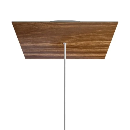 Rosone XXL quadrato, 40 cm, 1 foro e 4 laterali - Rose-One - Legno