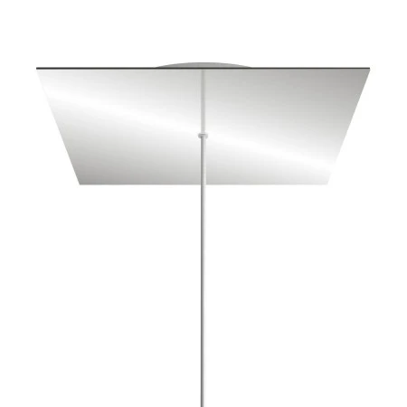 Rosone XXL quadrato, 40 cm, 1 foro e 4 laterali - Rose-One - Specchio