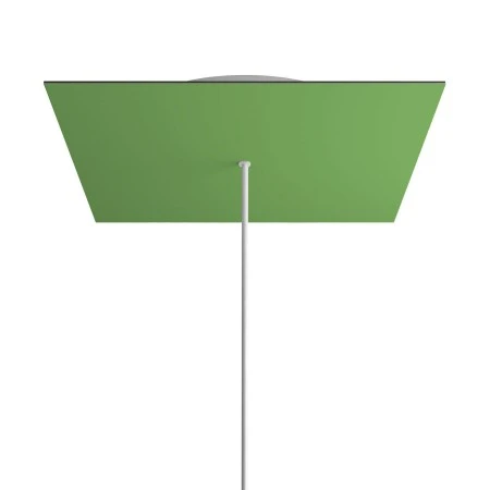 Rosone XXL quadrato, 40 cm, 1 foro e 4 laterali - Rose-One - Verde prato