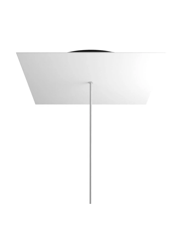 Rosone XXL quadrato, 40 cm, 1 foro e 4 laterali - Rose-One