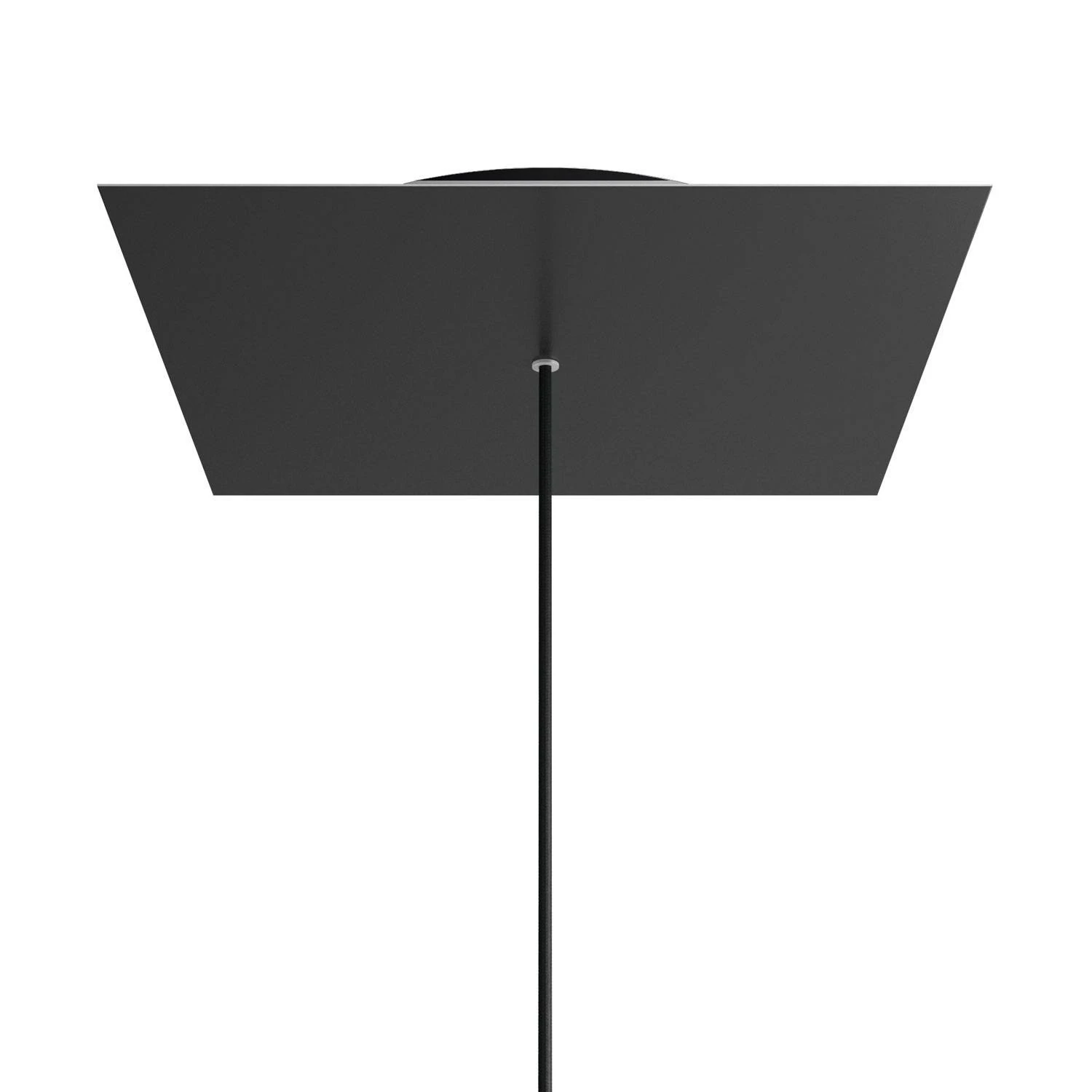 Rosone XXL quadrato, 40 cm, 1 foro e 4 laterali - Rose-One