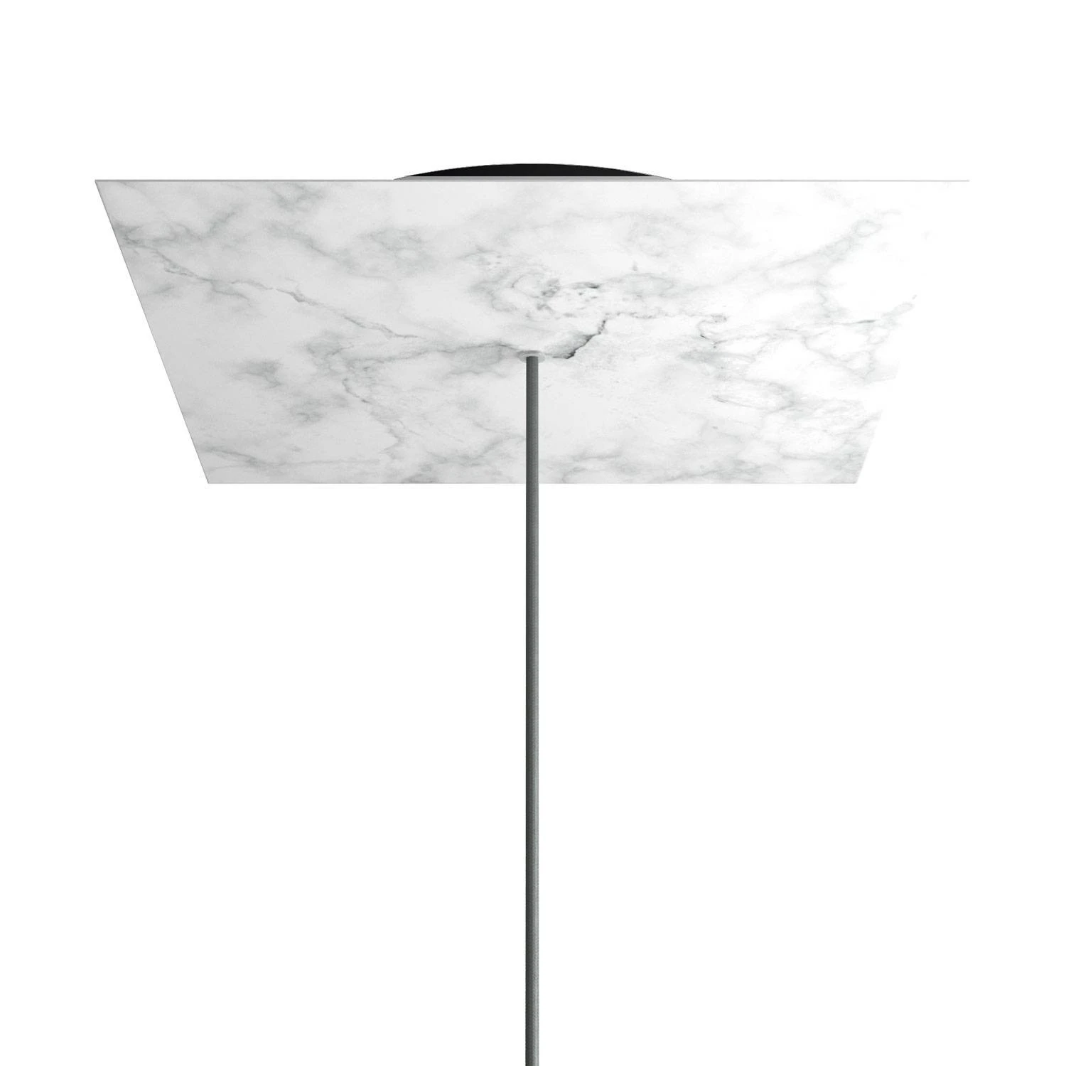 Rosone XXL quadrato, 40 cm, 1 foro e 4 laterali - Rose-One