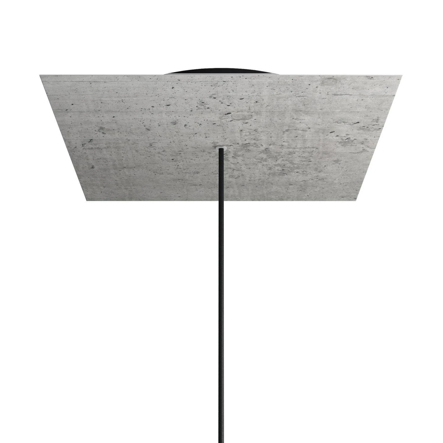 Rosone XXL quadrato, 40 cm, 1 foro e 4 laterali - Rose-One