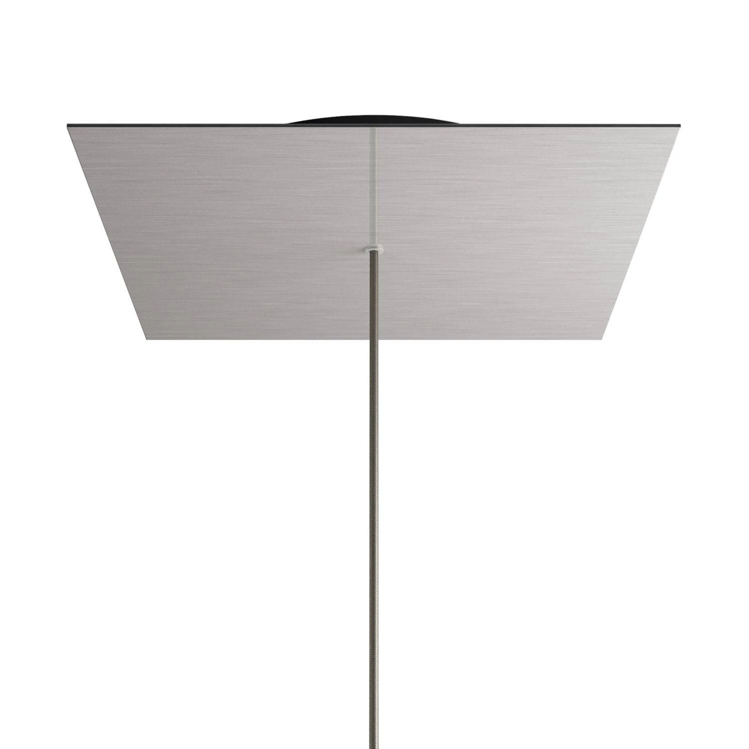 Rosone XXL quadrato, 40 cm, 1 foro e 4 laterali - Rose-One