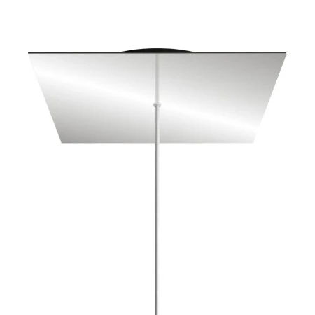 Rosone XXL quadrato, 40 cm, 1 foro e 4 laterali - Rose-One - Specchio