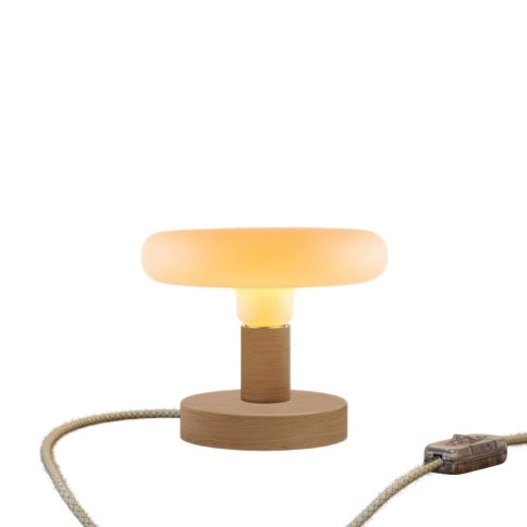 Lampada da tavolo Posaluce Dash in legno