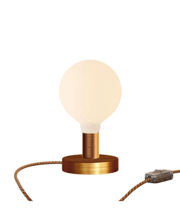 Lampada da tavolo Posaluce Globo in metallo
