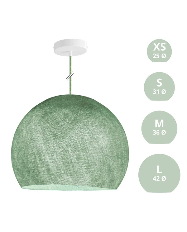 Lampada a sospensione con paralume Cupola