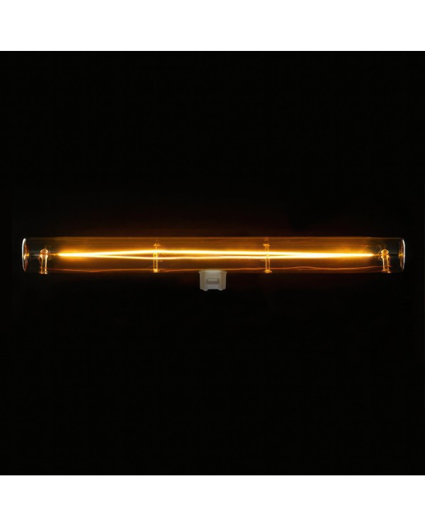 Lampadina LED Dorata Lineare S14d - lunghezza 300 mm 6,5W 320Lm 1900K Dimmerabile