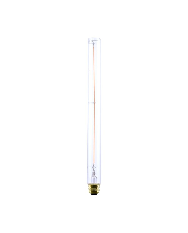Lampadina LED Tubolare Trasparente T30 E27 H500 mm 8W Dimmerabile 1900K