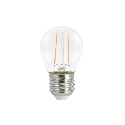 Lampadina LED Globetta G45 Decorativa Clear 1.4W E27 2700K