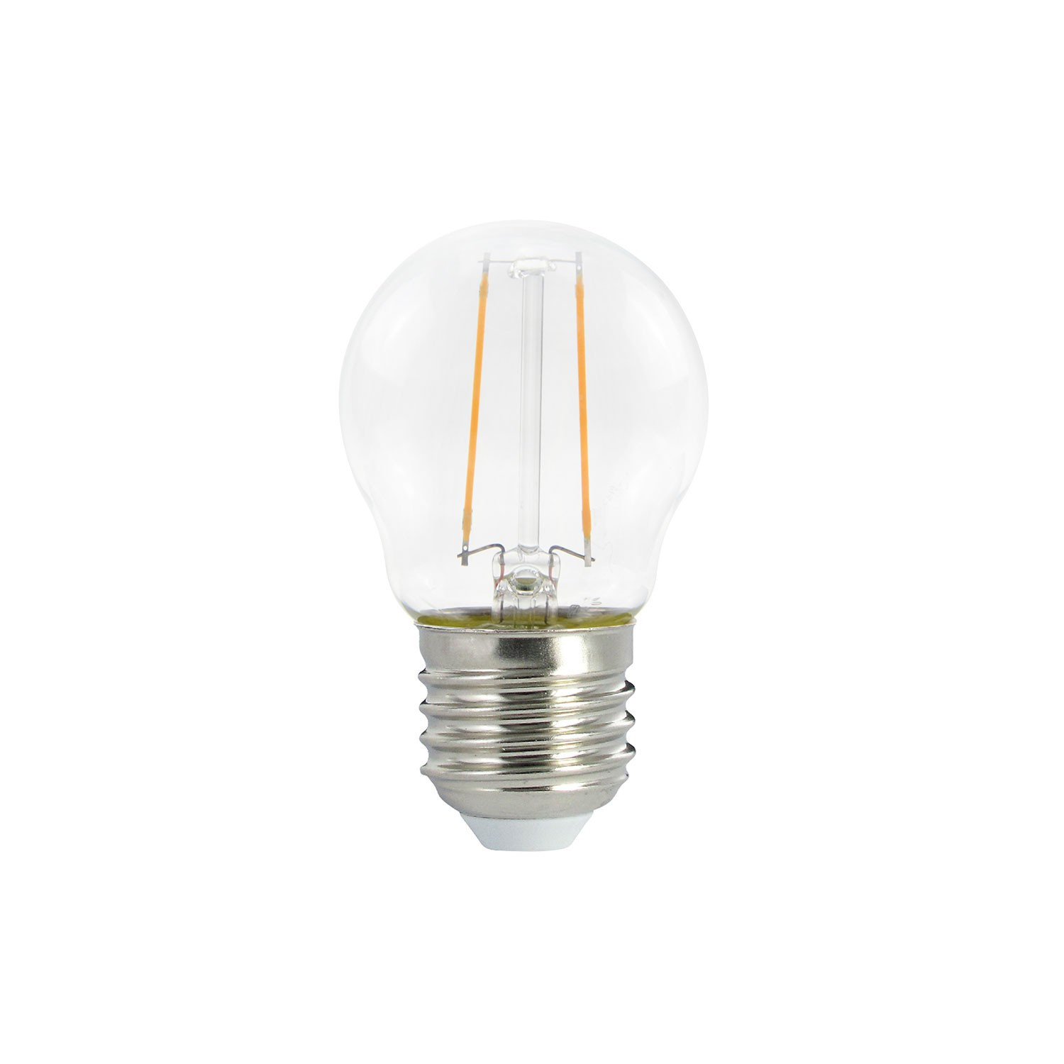 Lampadina LED Trasparente Globetta G45 Decorativa 1,4W 136Lm E27 2700K