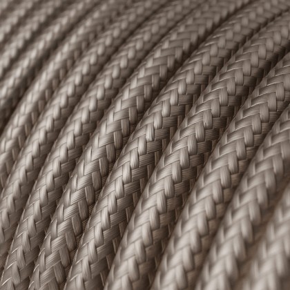 Cavo tessile Cipria lucido - L'Originale Creative-Cables - RM27 rotondo 2x0,75mm / 3x0,75mm