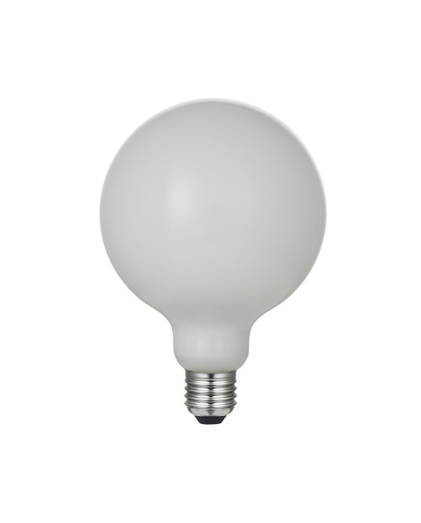 Lampadina LED Porcellana G125 6W 530Lm E27 2700K Dimmerabile