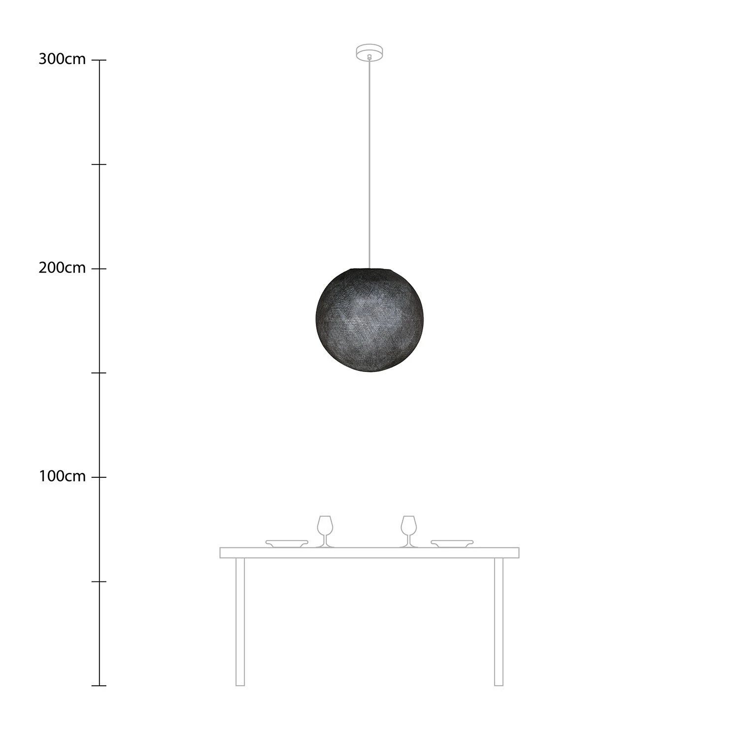 Paralume Sfera Light in filo fatto a mano