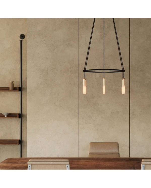 Lampadario Cage a 6 cadute P-Light