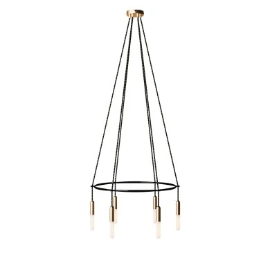 Lampadario Cage a 6 cadute P-Light